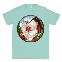 Seafoam silkie chicken christmas Classic Tee - LillyAllenDesigns