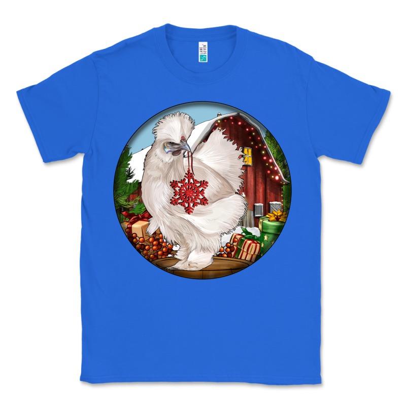 Silkie Chicken Christmas Classic Tee by LillyAllenDesigns | Teevron