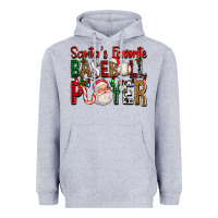 Heather Grey santa's favorite baseball player for christmas Heavyweight Hoodie - FaDigitalArtStudio