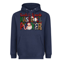 Navy santa's favorite baseball player for christmas Heavyweight Hoodie - FaDigitalArtStudio