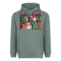 Sage santa's favorite baseball player for christmas Heavyweight Hoodie - FaDigitalArtStudio