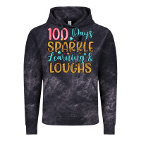 Cloud Black 100 days of sparkle learning and loughs Vintage Hoodie - Artiststas