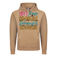 Vintage Coffee 100 days of sparkle learning and loughs Vintage Hoodie - Artiststas