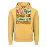 100 Days Of Sparkle Learning And Loughs Vintage Hoodie | Teevron