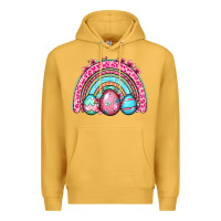 Mustard Easter eggs rainbow Premium Hoodie - OliviaCreatesArt