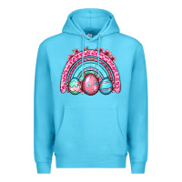 Ocean Blue Easter eggs rainbow Premium Hoodie - OliviaCreatesArt
