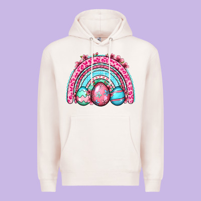 Easter Eggs Rainbow Premium Hoodie Designed By Oliviacreatesart