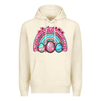 Sandshell Easter eggs rainbow Premium Hoodie - OliviaCreatesArt