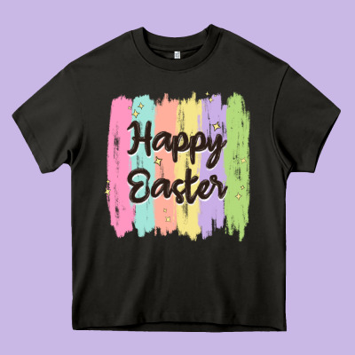 Happy Easter Heavy Core Tee Designed By Maliassmallbusiness