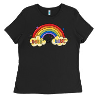 Black love is love lgbtq Ladies Tee - MaliasSmallBusiness