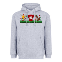 Heather Grey trophy cup american football uniform libbey glass Heavyweight Hoodie - BundleAndBundleShop