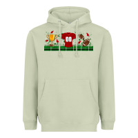 Matcha trophy cup american football uniform libbey glass Heavyweight Hoodie - BundleAndBundleShop