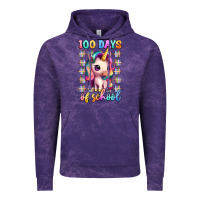 Cloud Purple 100 days of school unicorn Vintage Hoodie - Artiststas