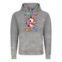 Cloud Rock 100 days of school unicorn Vintage Hoodie - Artiststas