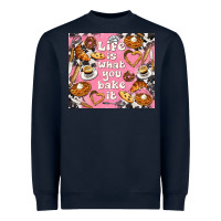 Navy life is what you bake it with cowhide Heavyweight Sweatshirt - TumblerDesignByShophia