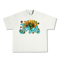 Pistachio jesus sunflower Urban Heavy Tee - JahusDesignShop