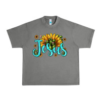 Tornado jesus sunflower Urban Heavy Tee - JahusDesignShop
