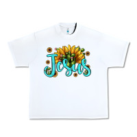 White jesus sunflower Urban Heavy Tee - JahusDesignShop
