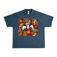 Midnight Navy Christmas baby cow hot cocoa Urban Heavy Tee - Jasminsmagicworld