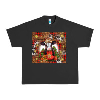 Pigment Black Christmas baby cow hot cocoa Urban Heavy Tee - Jasminsmagicworld