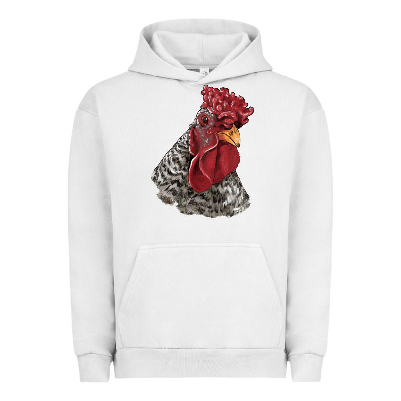 Dominique Rooster Head Urban Hoodie by LillyAllenDesigns | Teevron