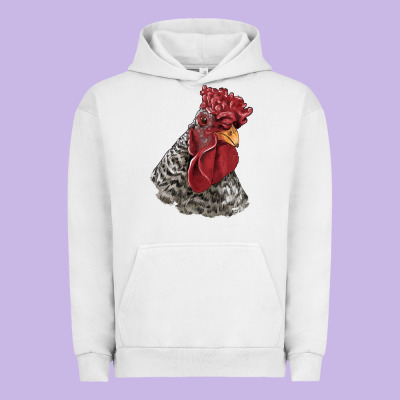 Dominique Rooster Head Urban Hoodie Designed By Lillyallendesigns