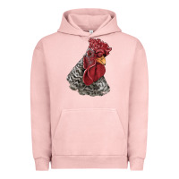 Pigment Salmon dominique rooster head Urban Hoodie - LillyAllenDesigns