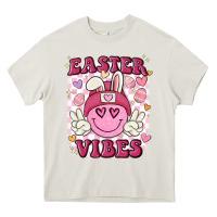 Cream Easter vibes Heavy Core Tee - MaliasSmallBusiness