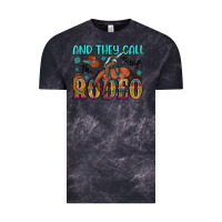 Cloud Black and they call the thing rodeo Vintage Tee - Artiststas