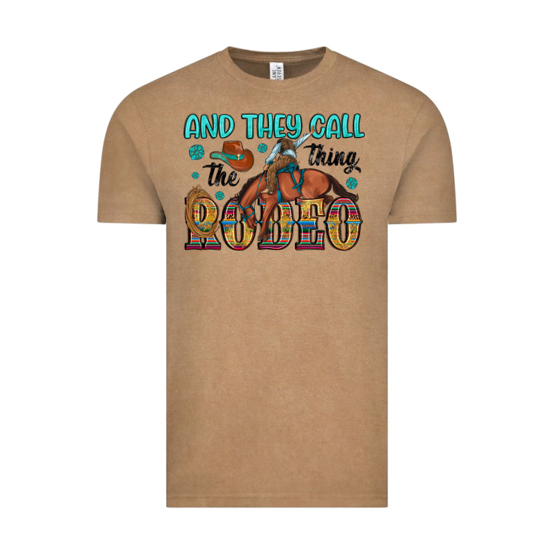 And They Call The Thing Rodeo Vintage Tee by Artiststas | Teevron