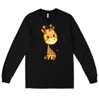Black giraffe Long Sleeve Tee - texasbilliewilder