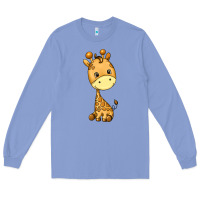 Colony Blue giraffe Long Sleeve Tee - texasbilliewilder