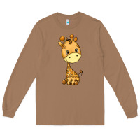 Toasted Coconut giraffe Long Sleeve Tee - texasbilliewilder