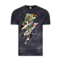 Cloud Black Lightning Bolt Vintage Tee - JahusDesignShop