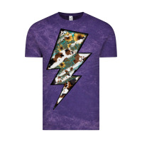 Cloud Purple Lightning Bolt Vintage Tee - JahusDesignShop