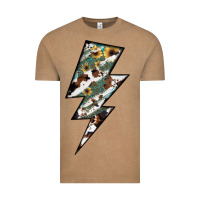 Vintage Coffee Lightning Bolt Vintage Tee - JahusDesignShop
