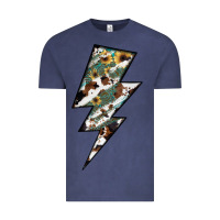 Vintage Denim Lightning Bolt Vintage Tee - JahusDesignShop