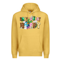 Antique Gold Easter Day Don't worry be hoppy Premium Hoodie - OliviaCreatesArt