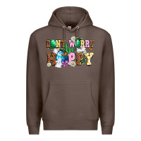 Coffee Easter Day Don't worry be hoppy Premium Hoodie - OliviaCreatesArt