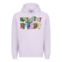 Lilac Easter Day Don't worry be hoppy Premium Hoodie - OliviaCreatesArt