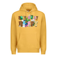 Mustard Easter Day Don't worry be hoppy Premium Hoodie - OliviaCreatesArt