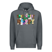 Rock Easter Day Don't worry be hoppy Premium Hoodie - OliviaCreatesArt