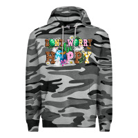Slate Camo Easter Day Don't worry be hoppy Premium Hoodie - OliviaCreatesArt