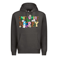 Smoke Easter Day Don't worry be hoppy Premium Hoodie - OliviaCreatesArt