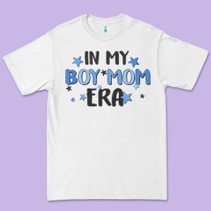 In My Boy Mom Era Premium Tee Designed By Maliassmallbusiness