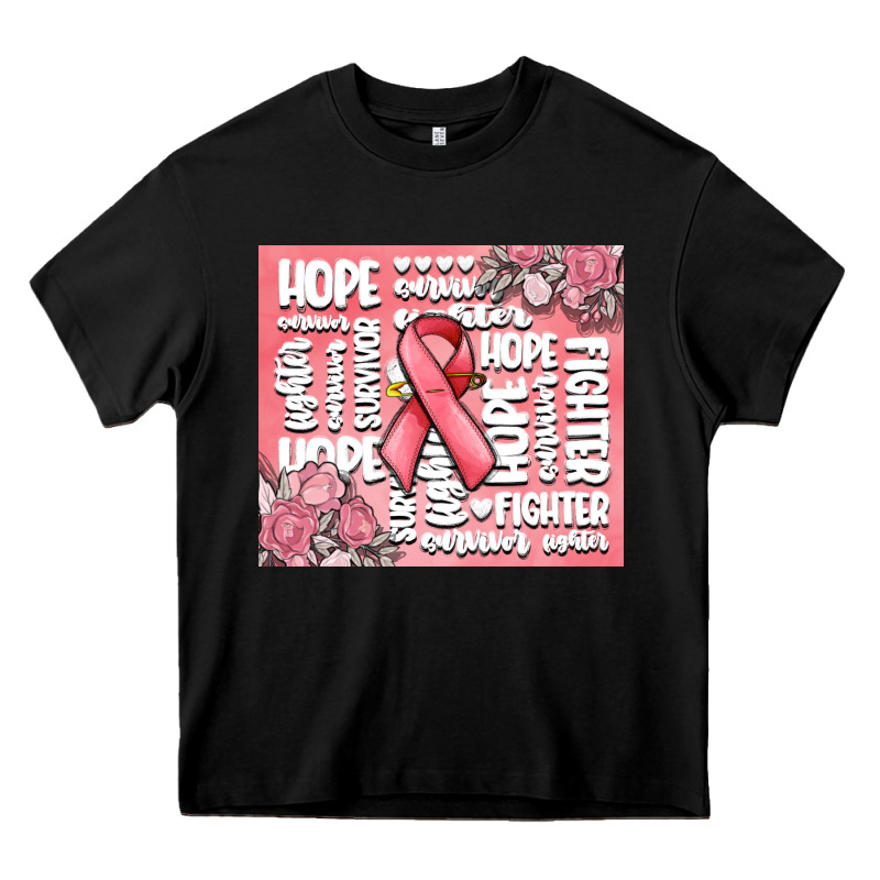 Cancer Words Heavy Core Tee by MaliasSmallBusiness | Teevron
