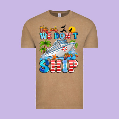 This Week We Don't Give A Ship Vintage Tee Designed By Artiststas
