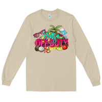Mushroom Nurse off duty Long Sleeve Tee - NancyCooperArtShop
