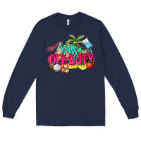 Navy Nurse off duty Long Sleeve Tee - NancyCooperArtShop
