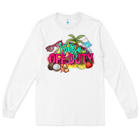 White Nurse off duty Long Sleeve Tee - NancyCooperArtShop